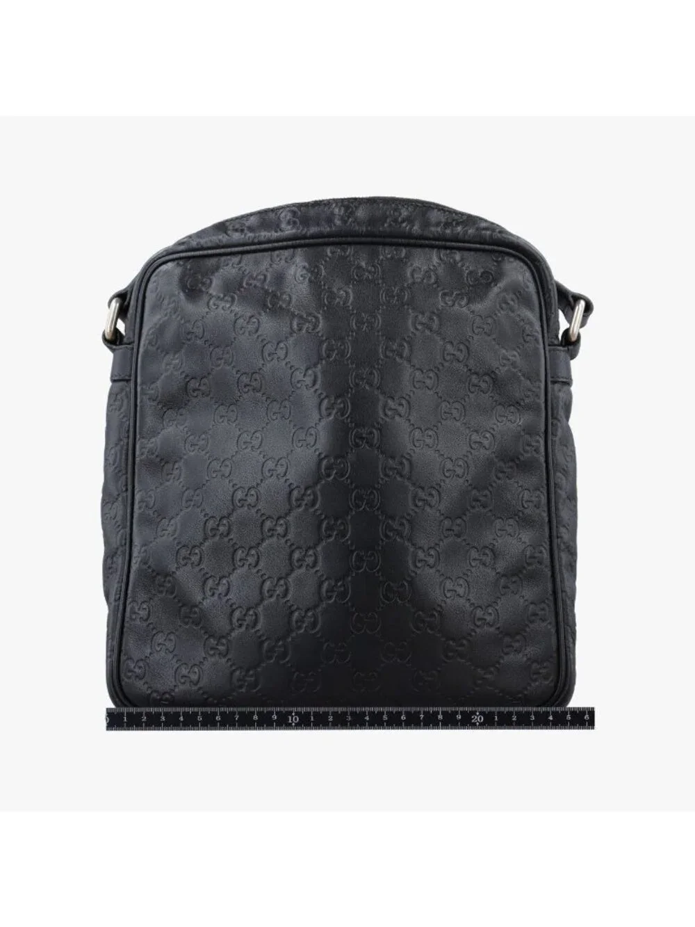 Gucci GG Supreme Messenger Black Leather